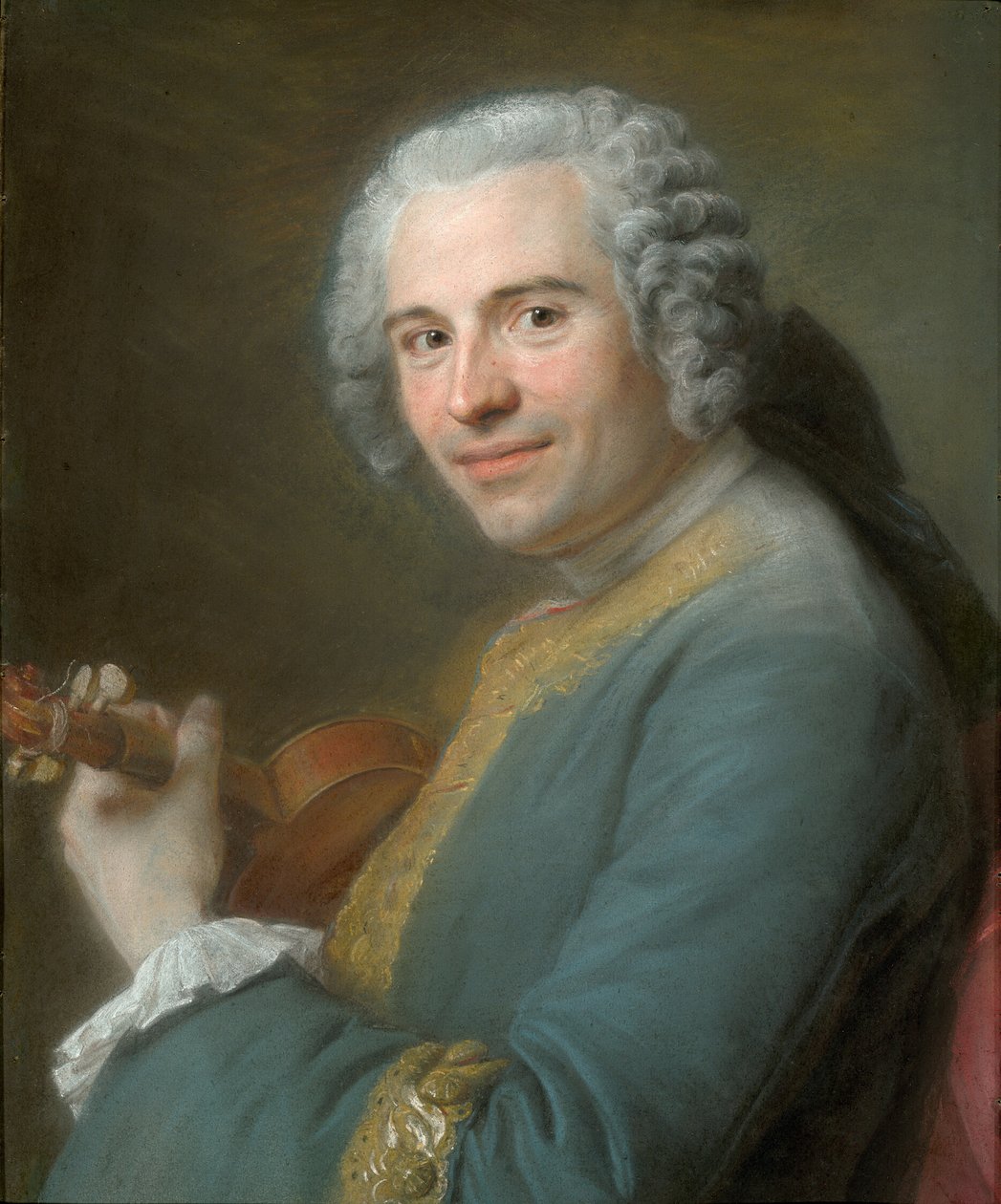 Porträt von Jean-Joseph Cassanéa de Mondonville von Maurice Quentin de Latour