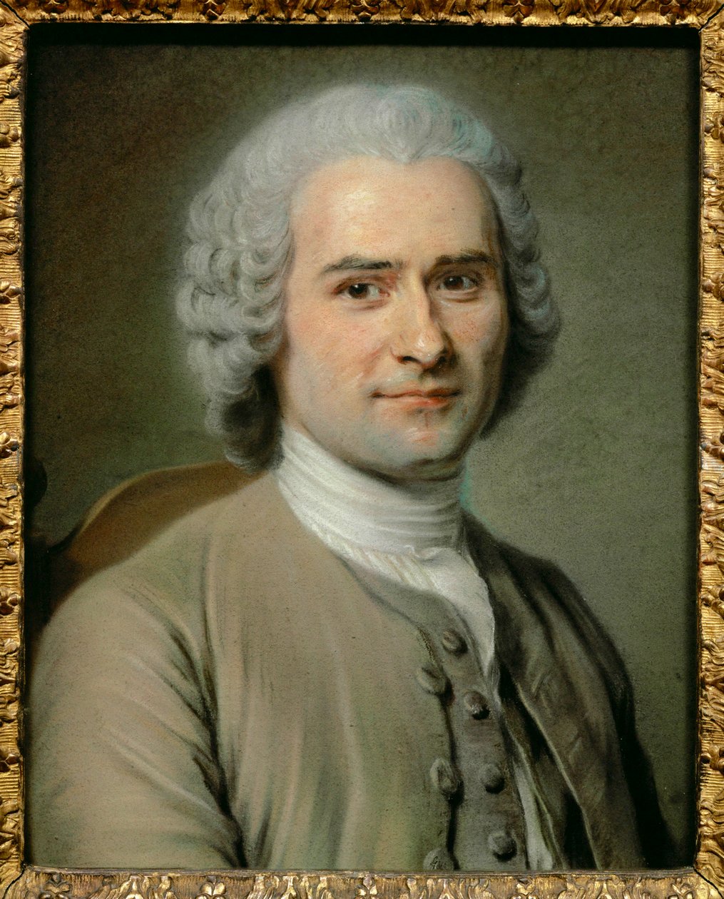 Jean Jacques Rousseau, Philosoph von Maurice Quentin de la Tour