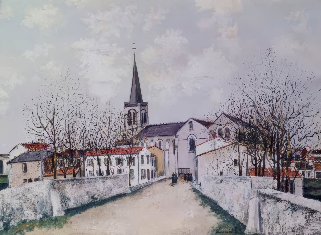 Die Villa von Paris von Maurice Utrillo