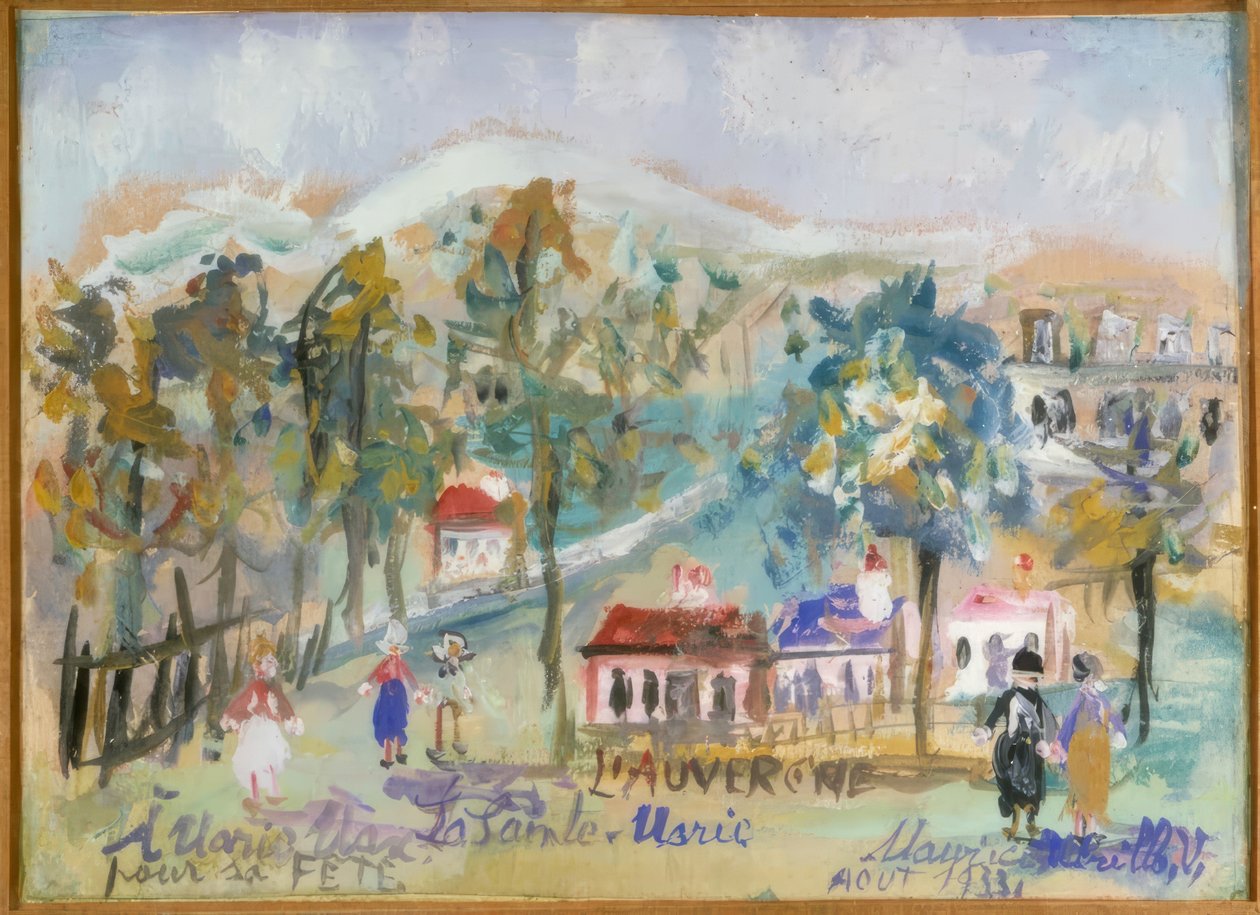 Die Auvergne, Die Heilige Maria von Maurice Utrillo