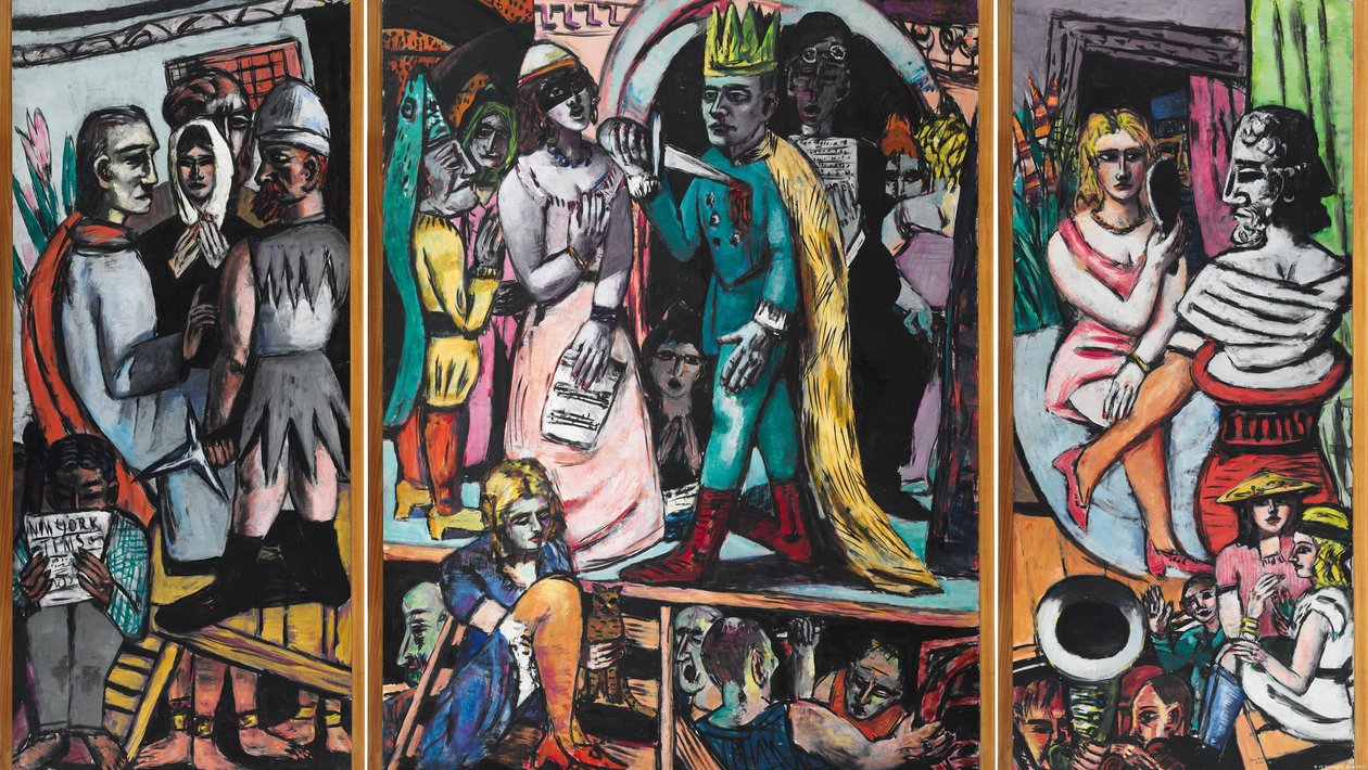 Schauspieler von Max Beckmann