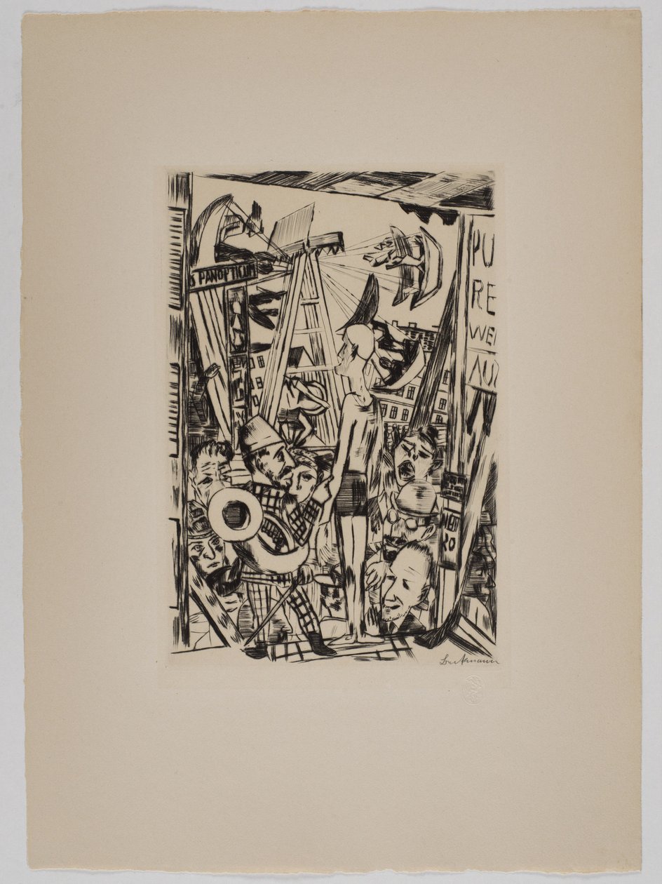 Der große Mann von Max Beckmann