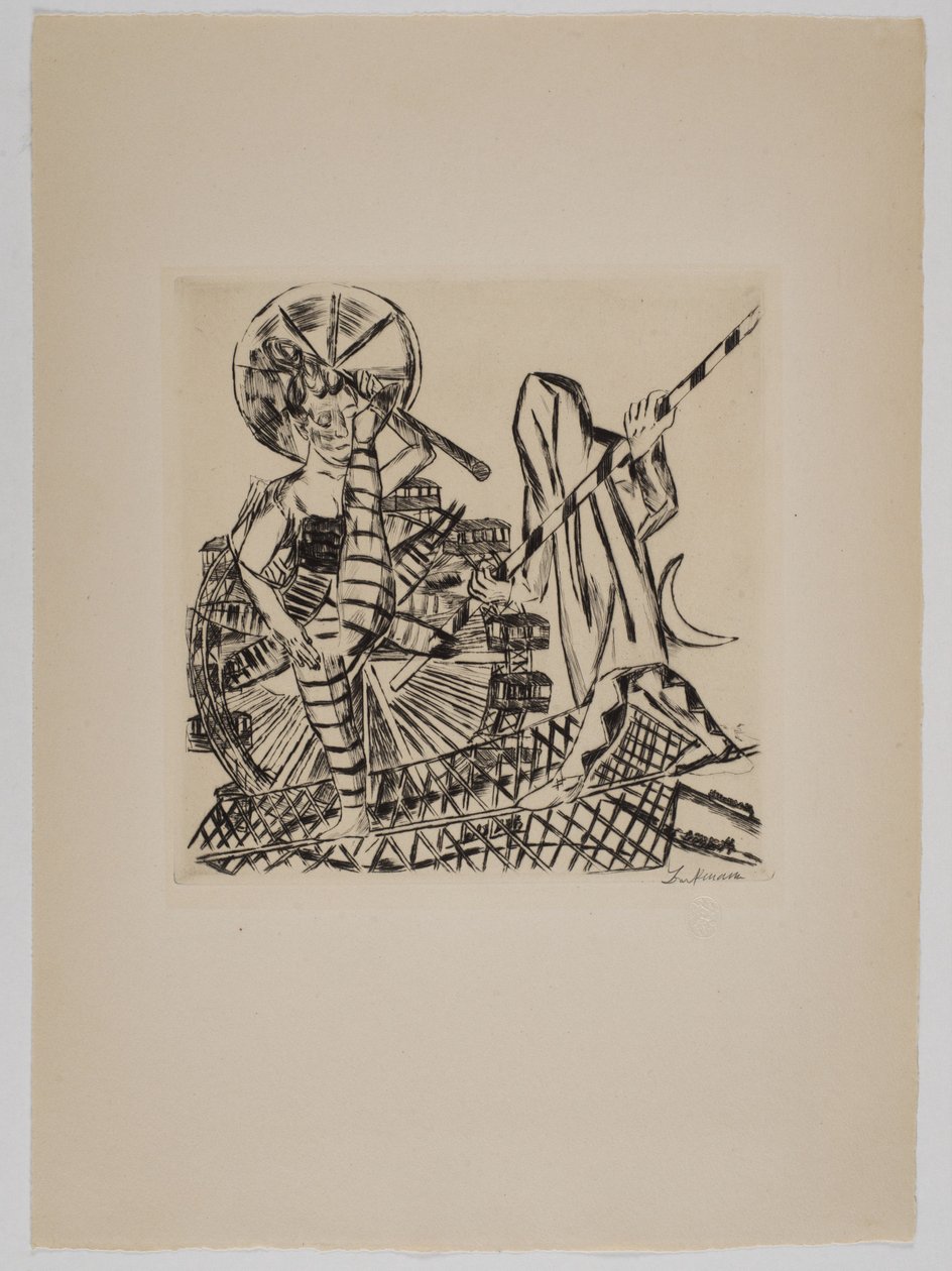 Die Seiltänzer von Max Beckmann