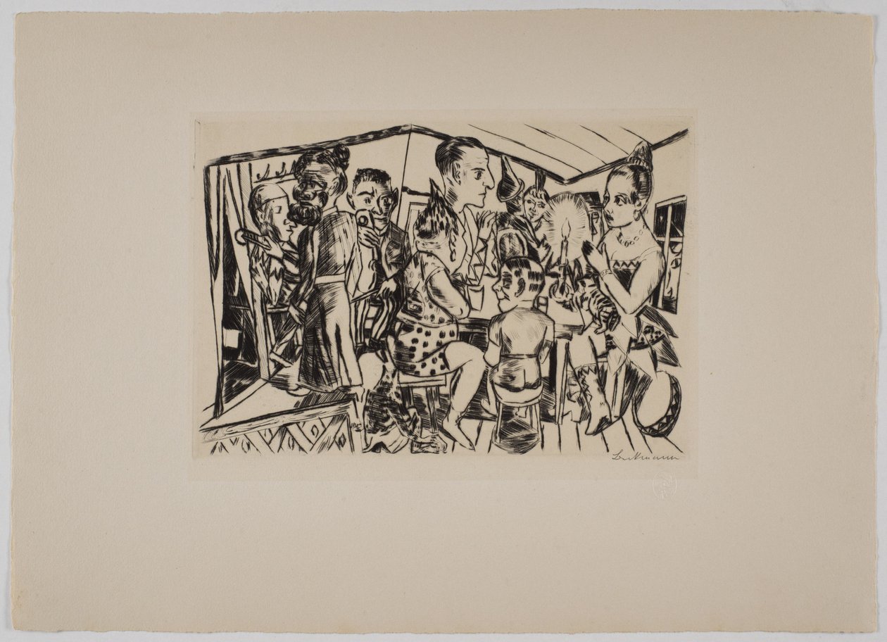 Hinter den Kulissen von Max Beckmann
