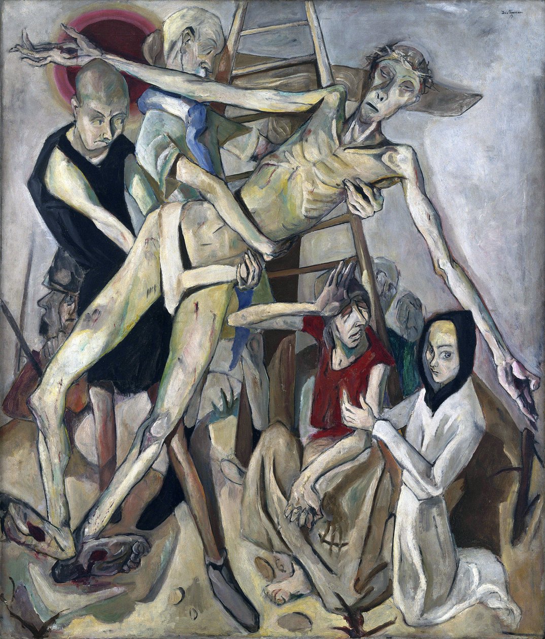 Die Kreuzabnahme. Gemälde von Max Beckmann (1884-1950), Öl auf Leinwand von Max Beckmann