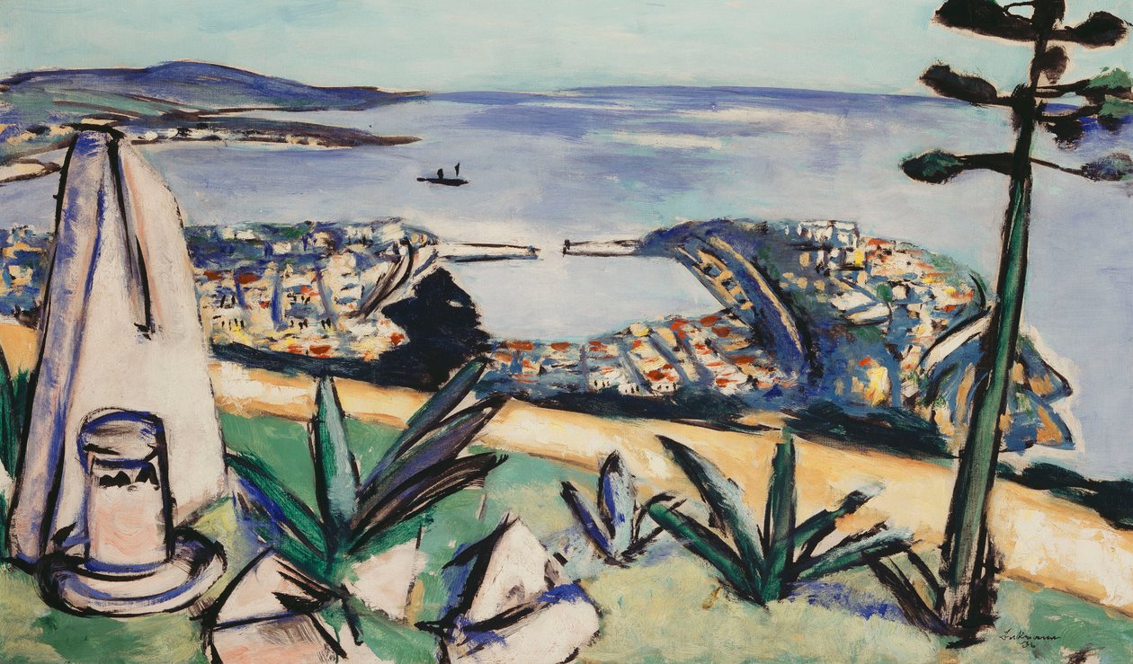 Monte Carlo (Südlicher Hafen) von Max Beckmann