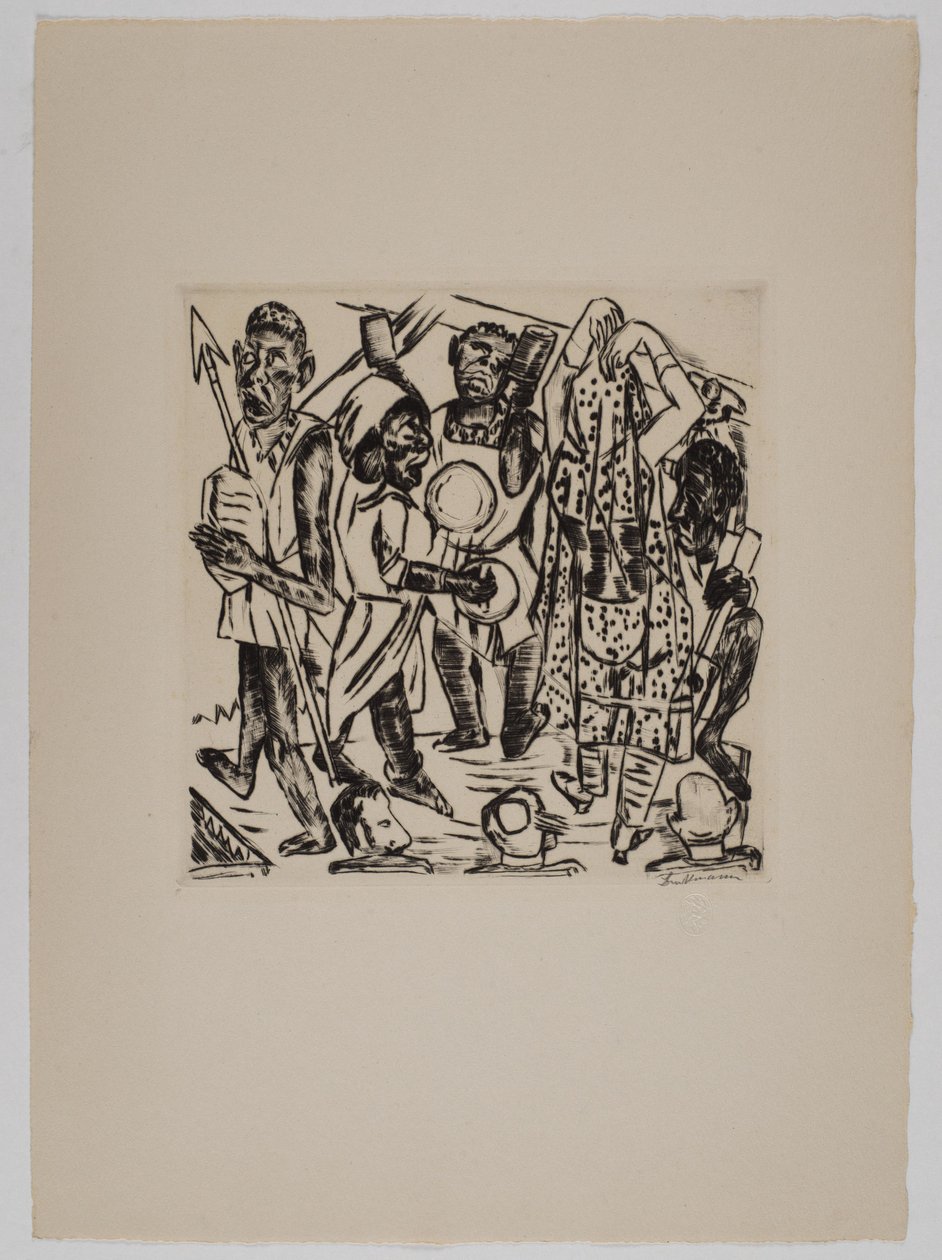 „Schwarzer Tanz“ von Max Beckmann