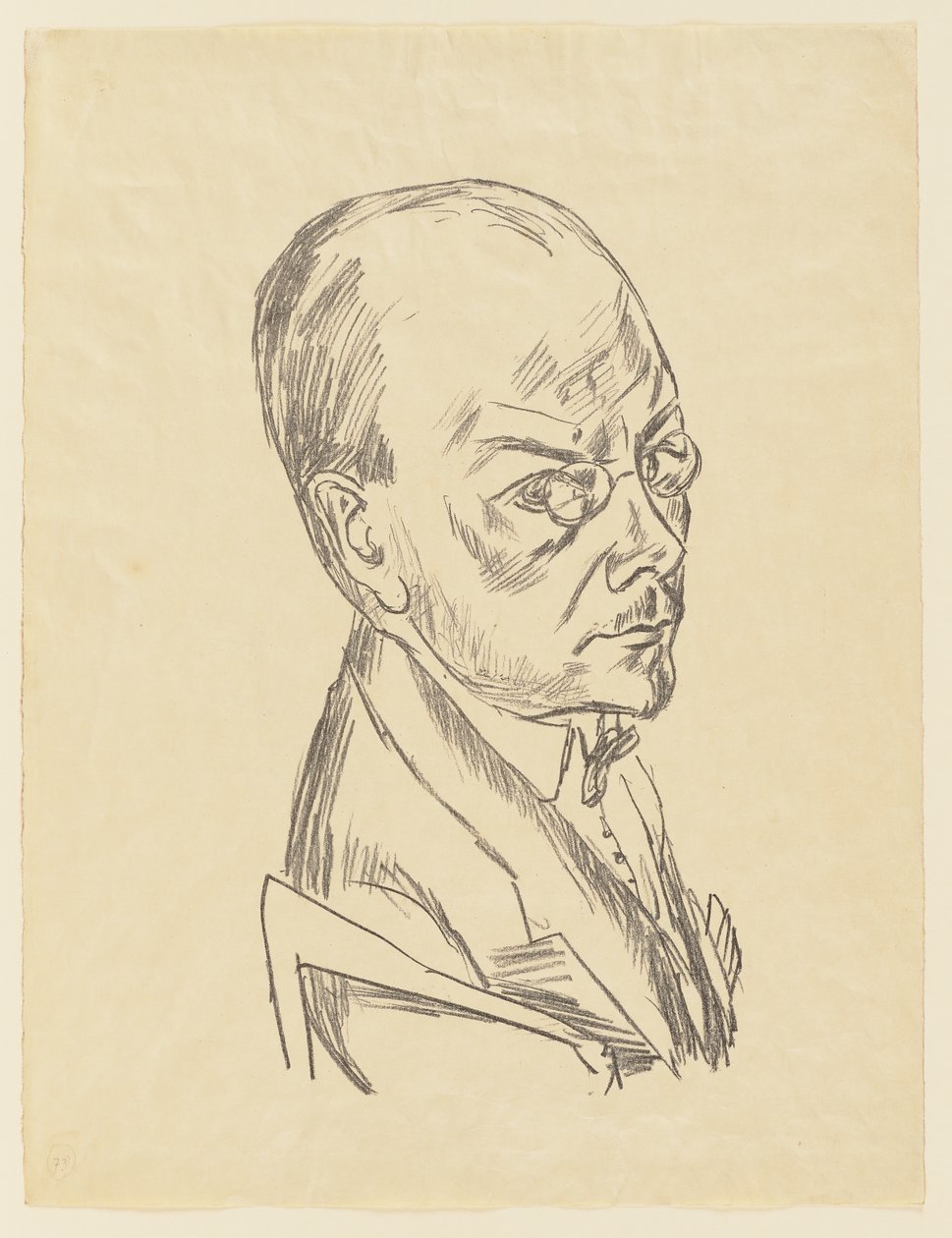 Porträt von Georg Swarzenski von Max Beckmann