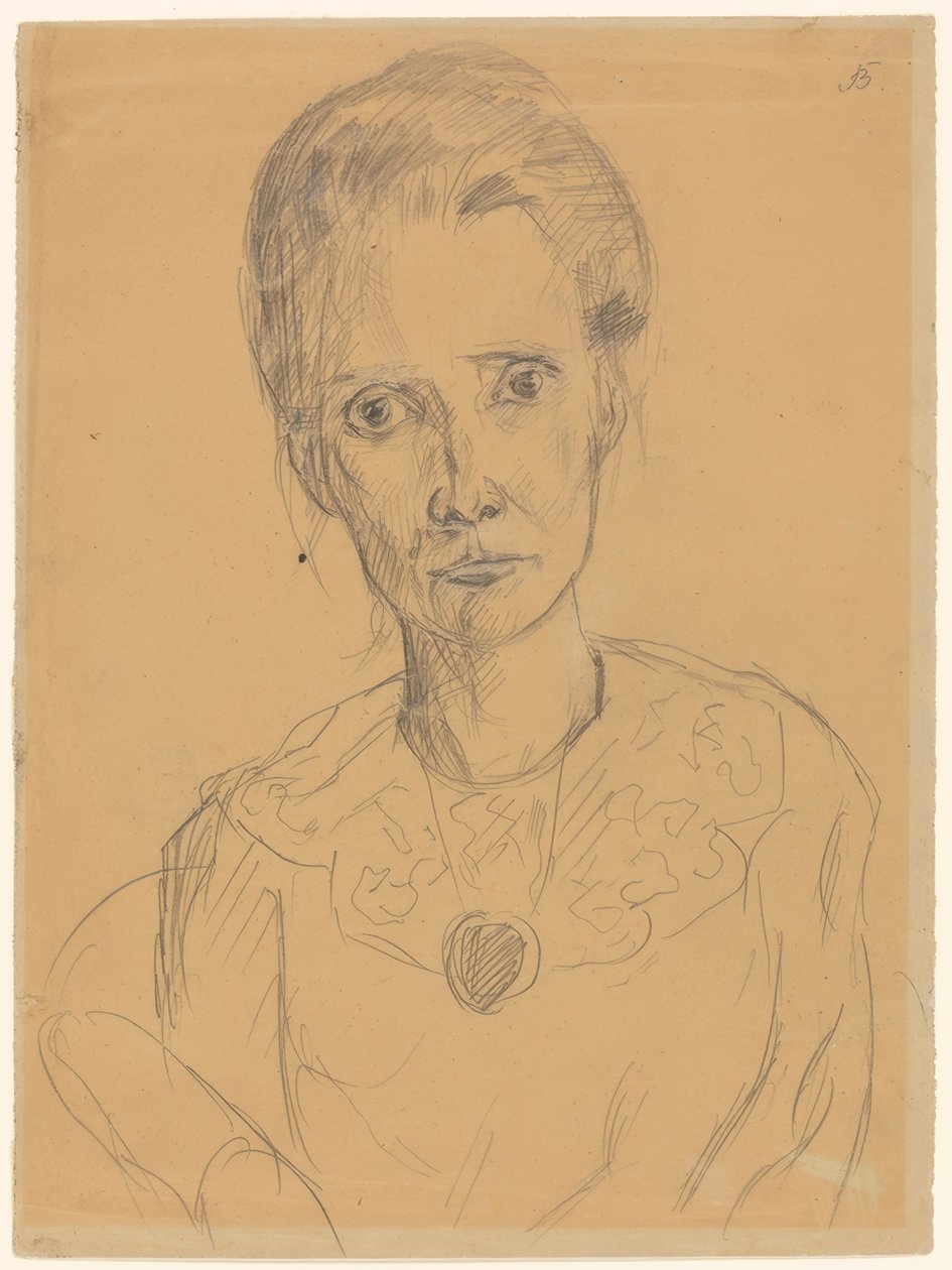 Porträt einer Frau von Max Beckmann