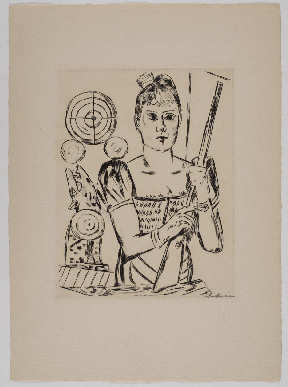 Schießbude von Max Beckmann