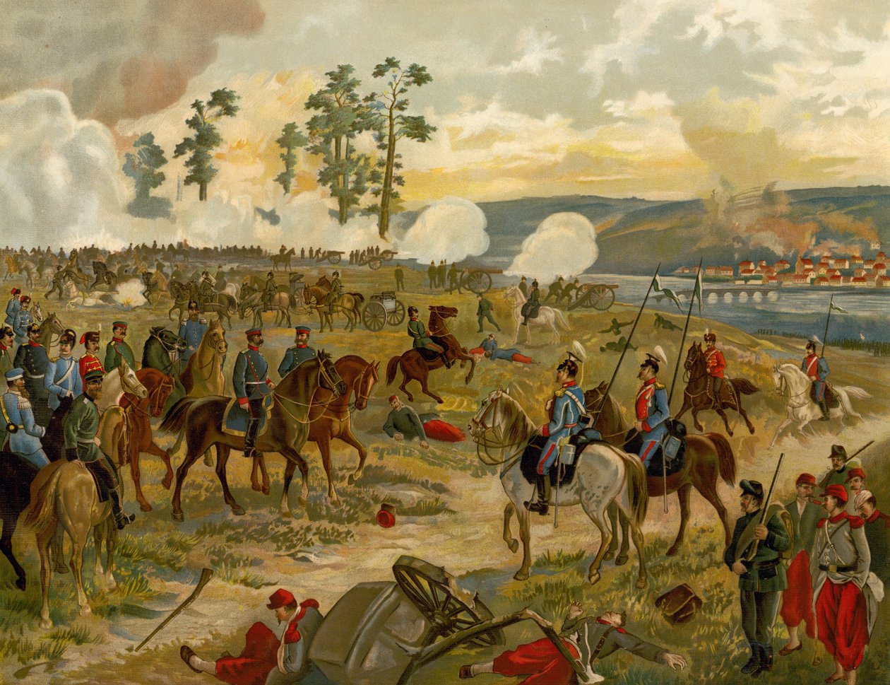 Schlacht von Beaumont von Max Henze-Dassau