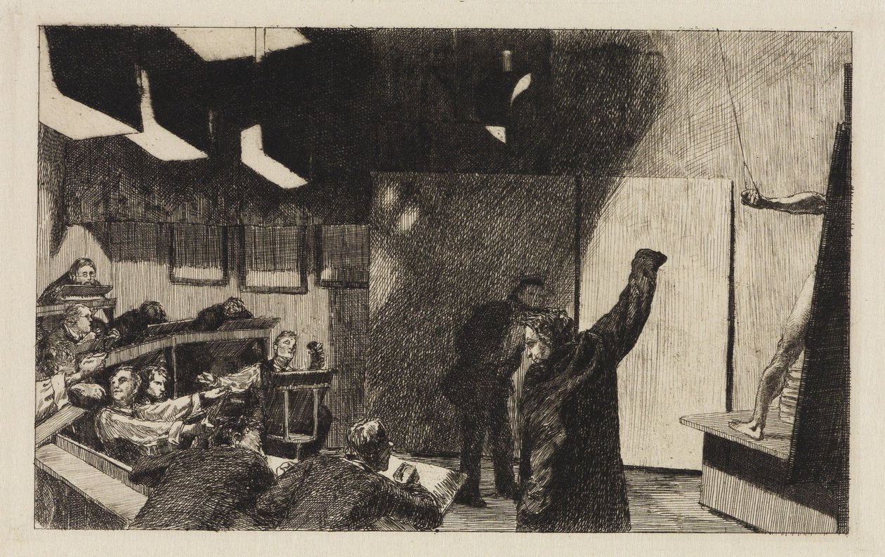 Aktsaal der Kunstgewerbeschule von Max Klinger