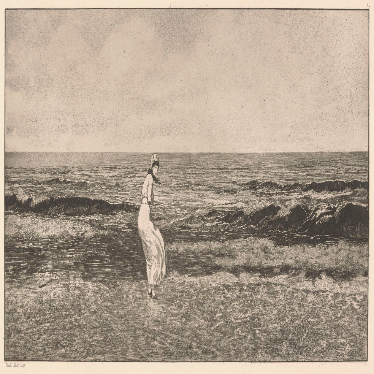 Am Meer. von Max Klinger