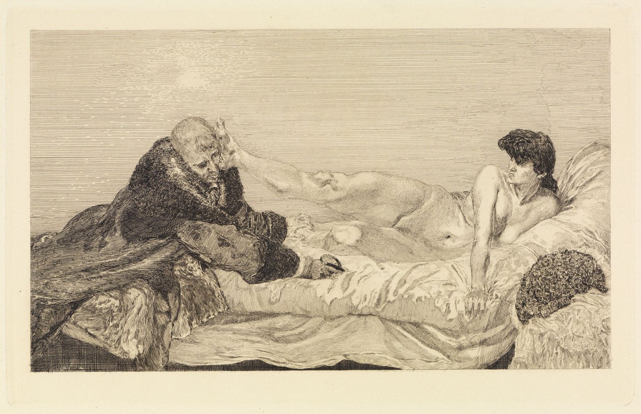 Anerbieten (Ein Leben, Opus VIII, Blatt 6) von Max Klinger
