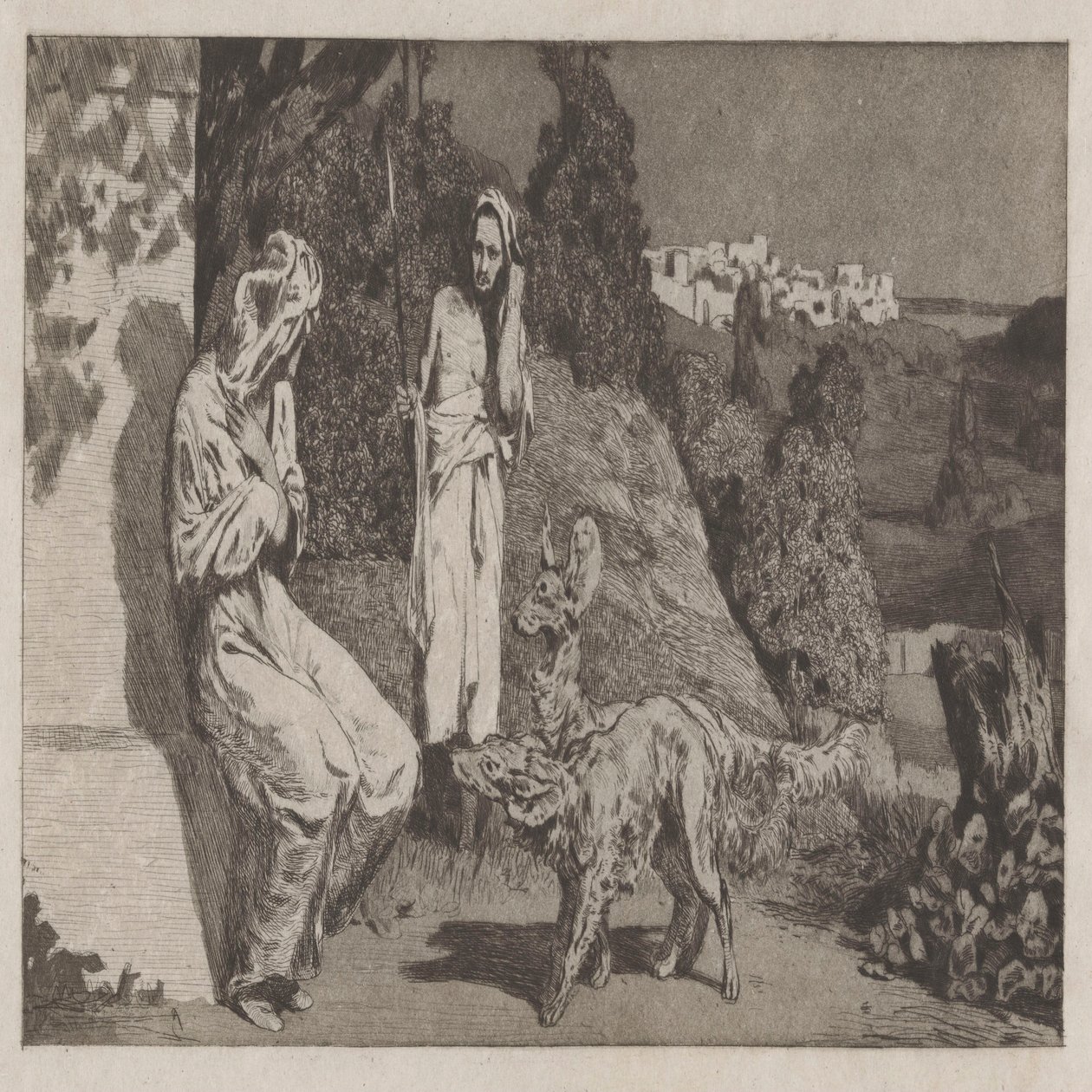 Pyramus und Thisbe II. von Max Klinger