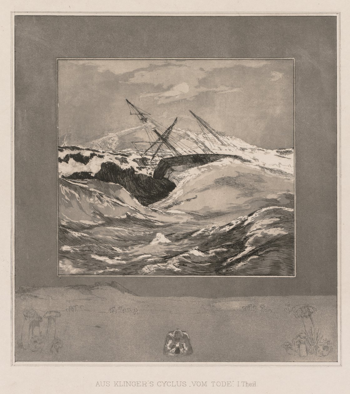 Vom Tode I Opus II, 1889, Nr. 3 von Max Klinger