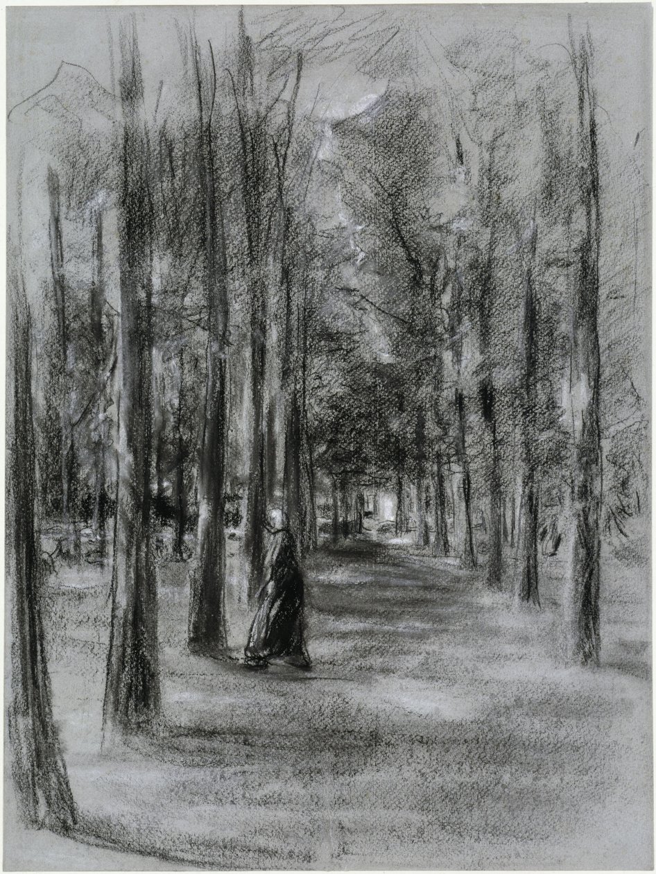 Allee in Laren von Max Liebermann