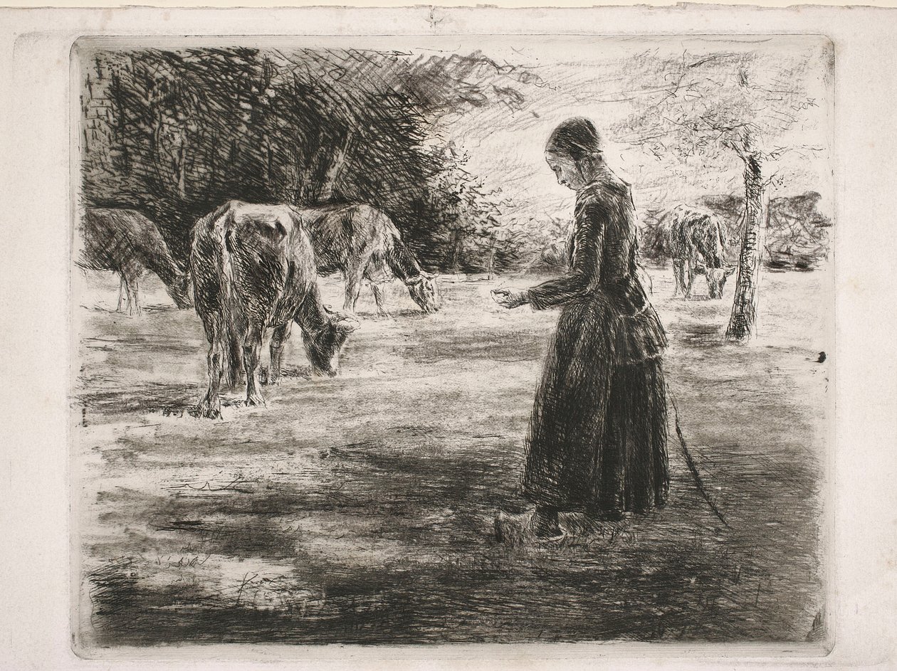 Auf der Weide (bei Delden in Holland) von Max Liebermann
