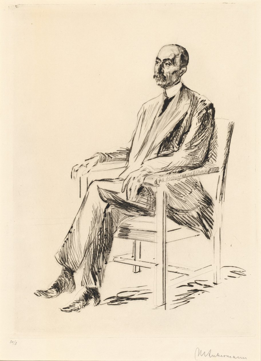 Bürgermeister Dr. Burchard von Max Liebermann