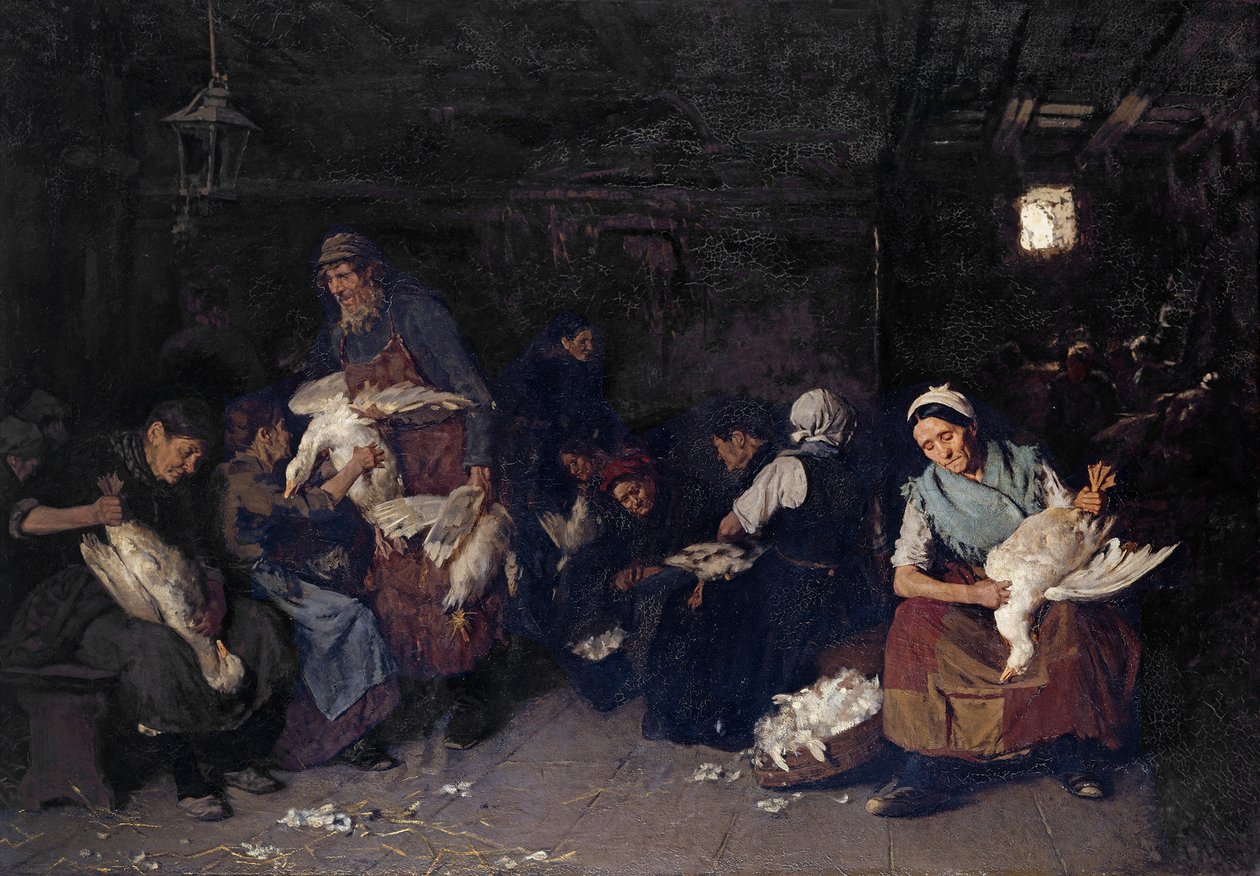 Gänserupferinnen von Max Liebermann