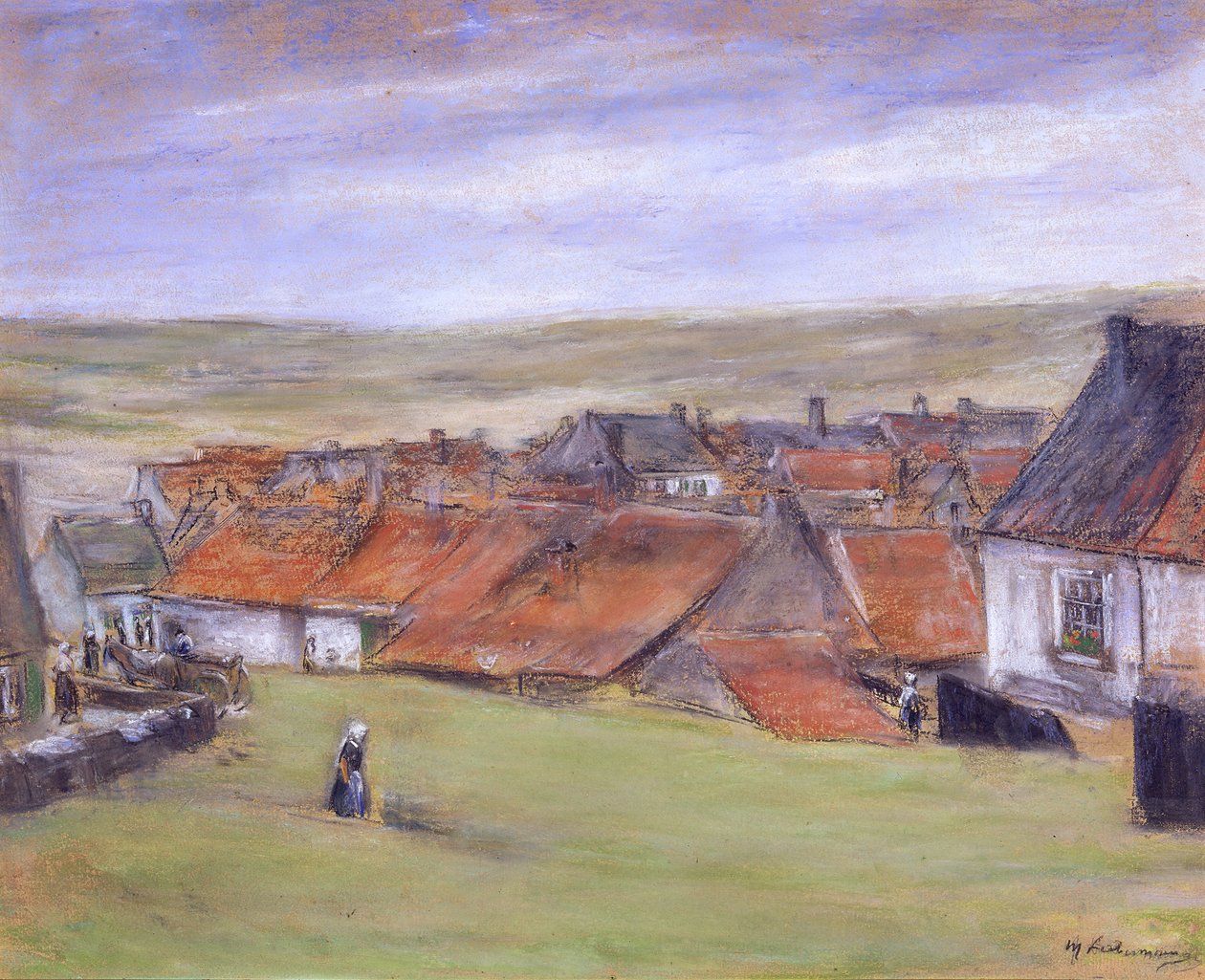 Landschaft in Katwijk von Max Liebermann