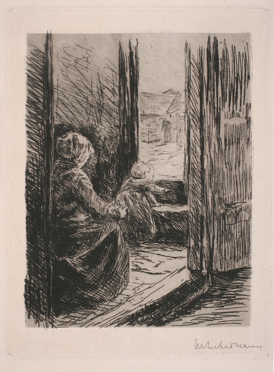Mutter und Kind von Max Liebermann