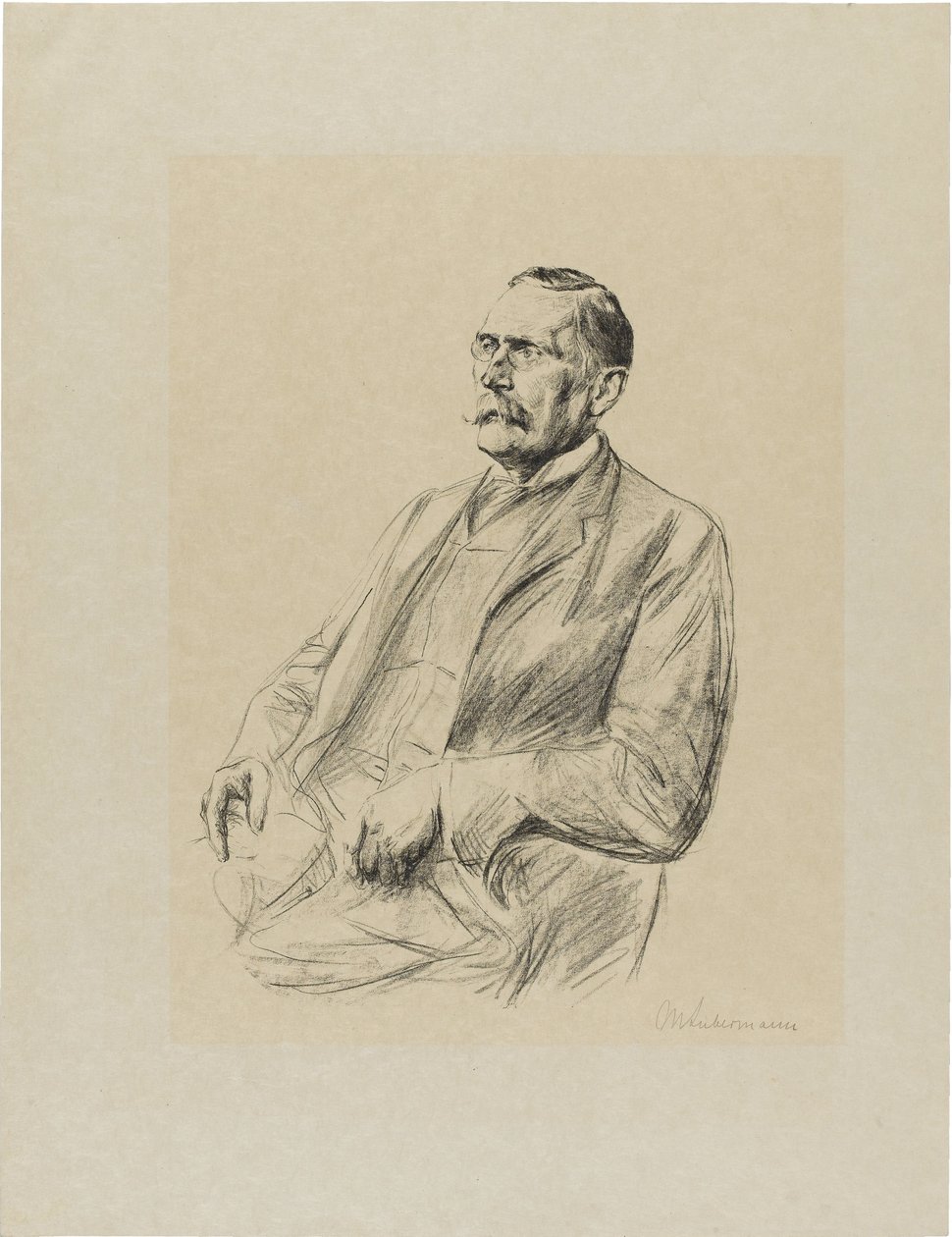 Porträt Wilhelm Bode (1845-1929) von Max Liebermann