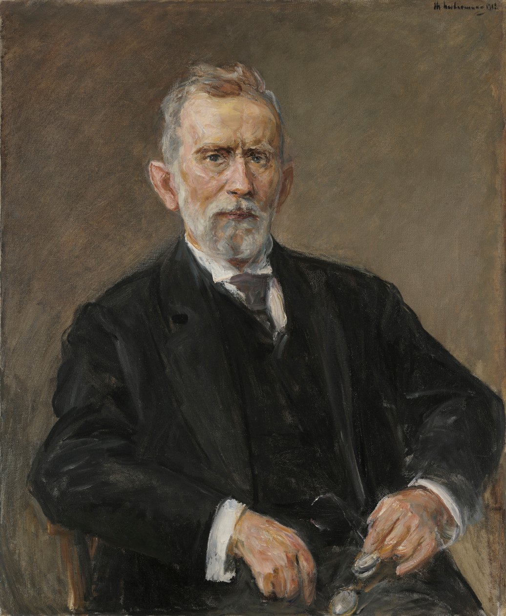 Porträt des Chemikers Paul Ehrlich von Max Liebermann