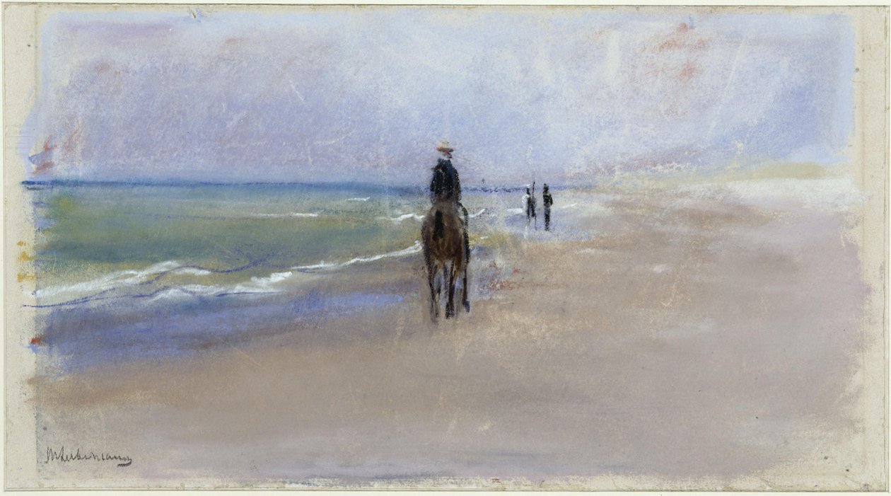 Reiter am Strand von Max Liebermann