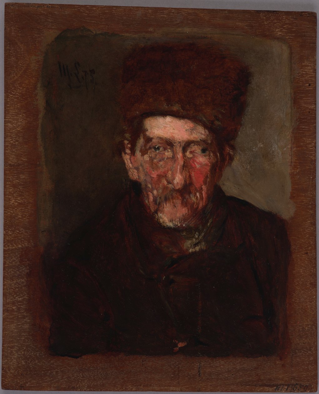 Studie eines Männer- und Frauenbüsten (zweiseitiges Bild) von Max Liebermann