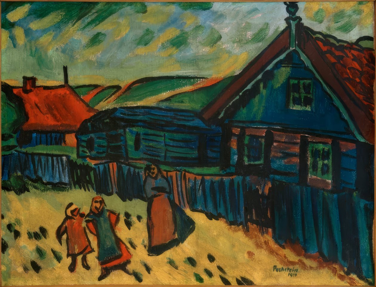 Grauer Tag von Max Pechstein