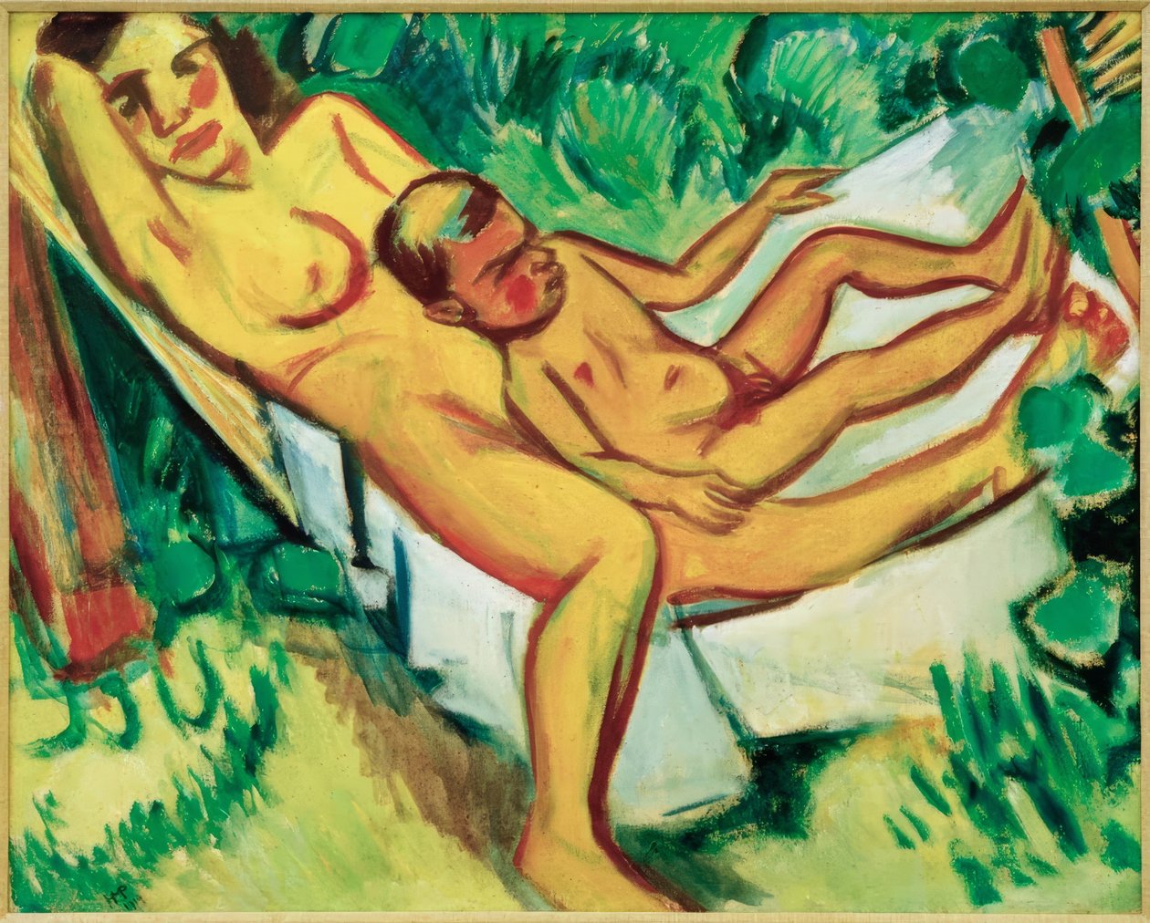 Hängematte I von Max Pechstein