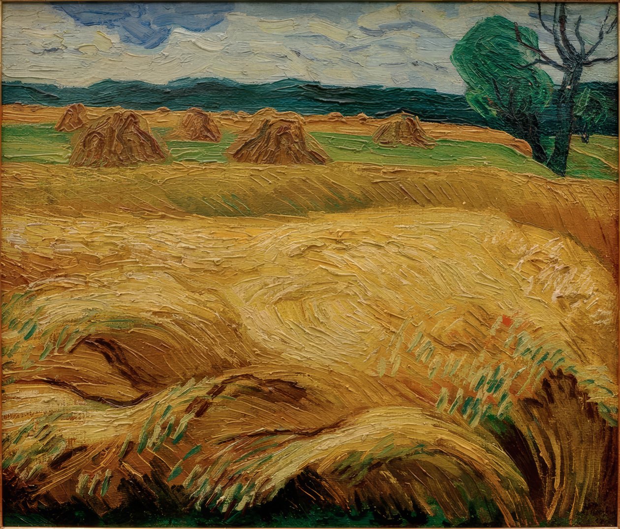 Reifendes Korn von Max Pechstein