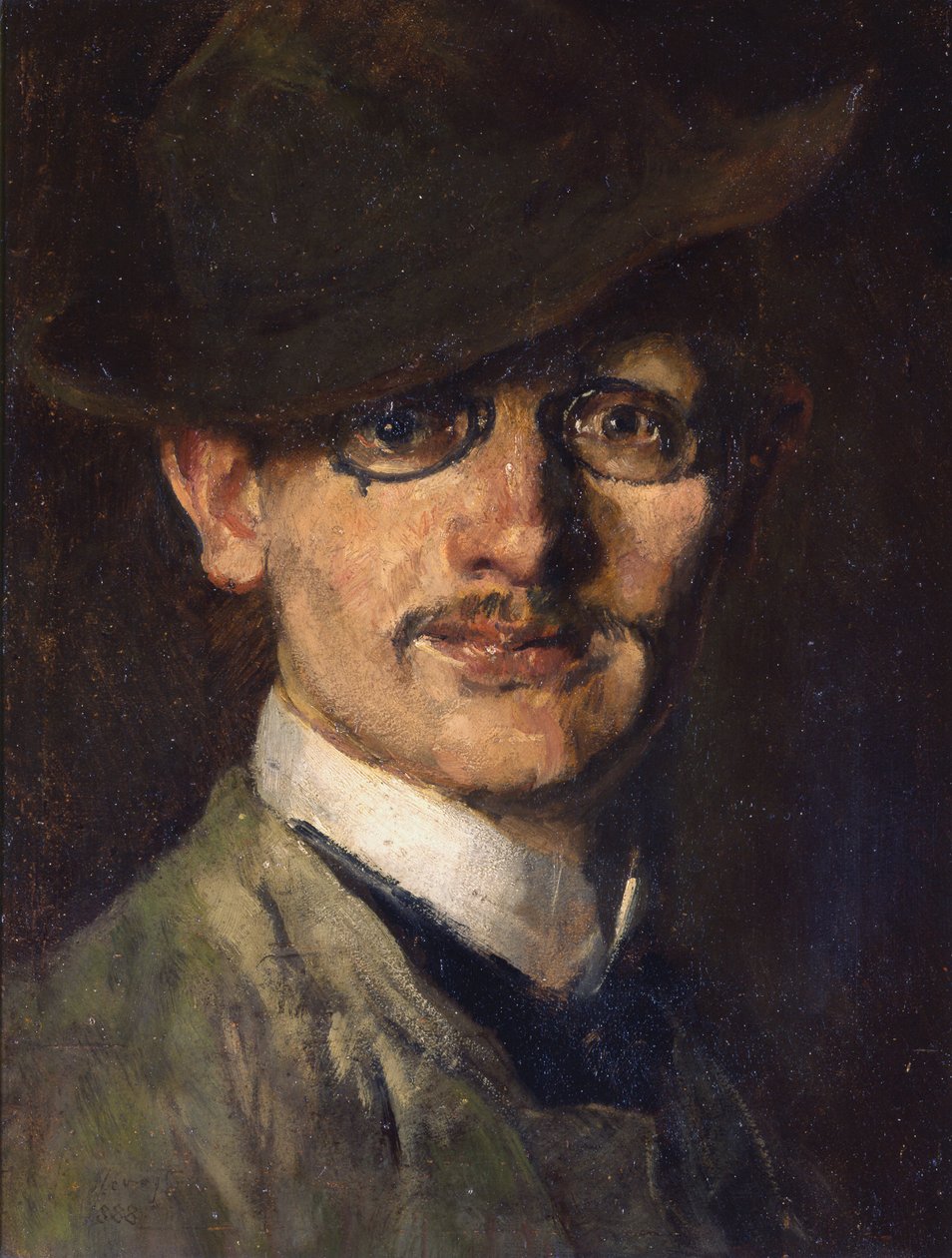 Selbstbildnis von Max Slevogt