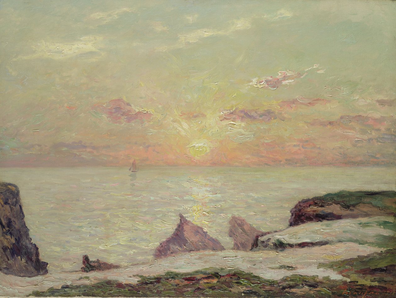 Die Klippen bei Belle Ile, 1913 von Maxime Emile Louis Maufra