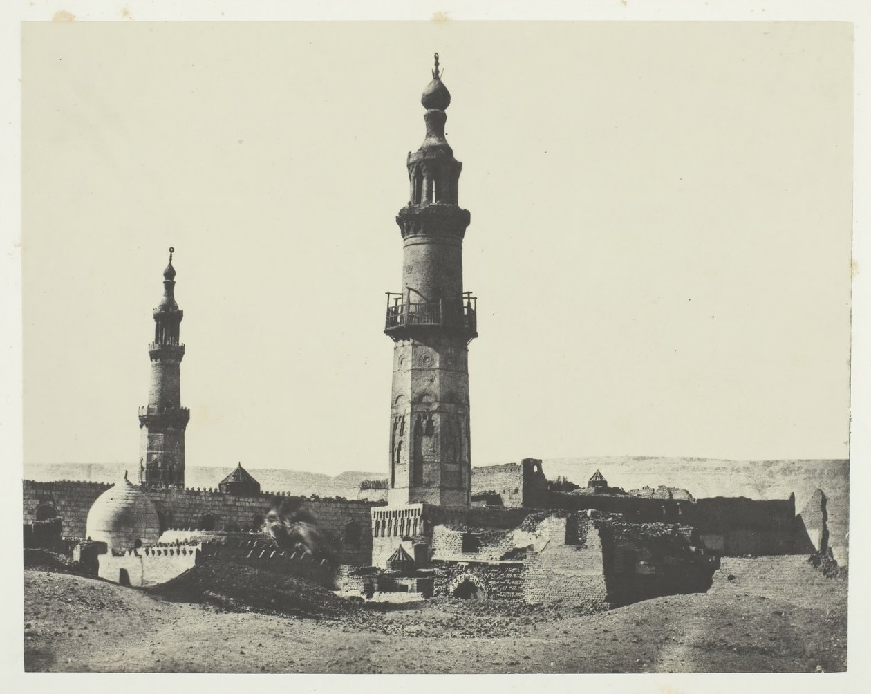 Moschee von Aly-Bey, Girgeh, Oberägypten, 1849-51, gedruckt 1852 von Maxime Du Camp