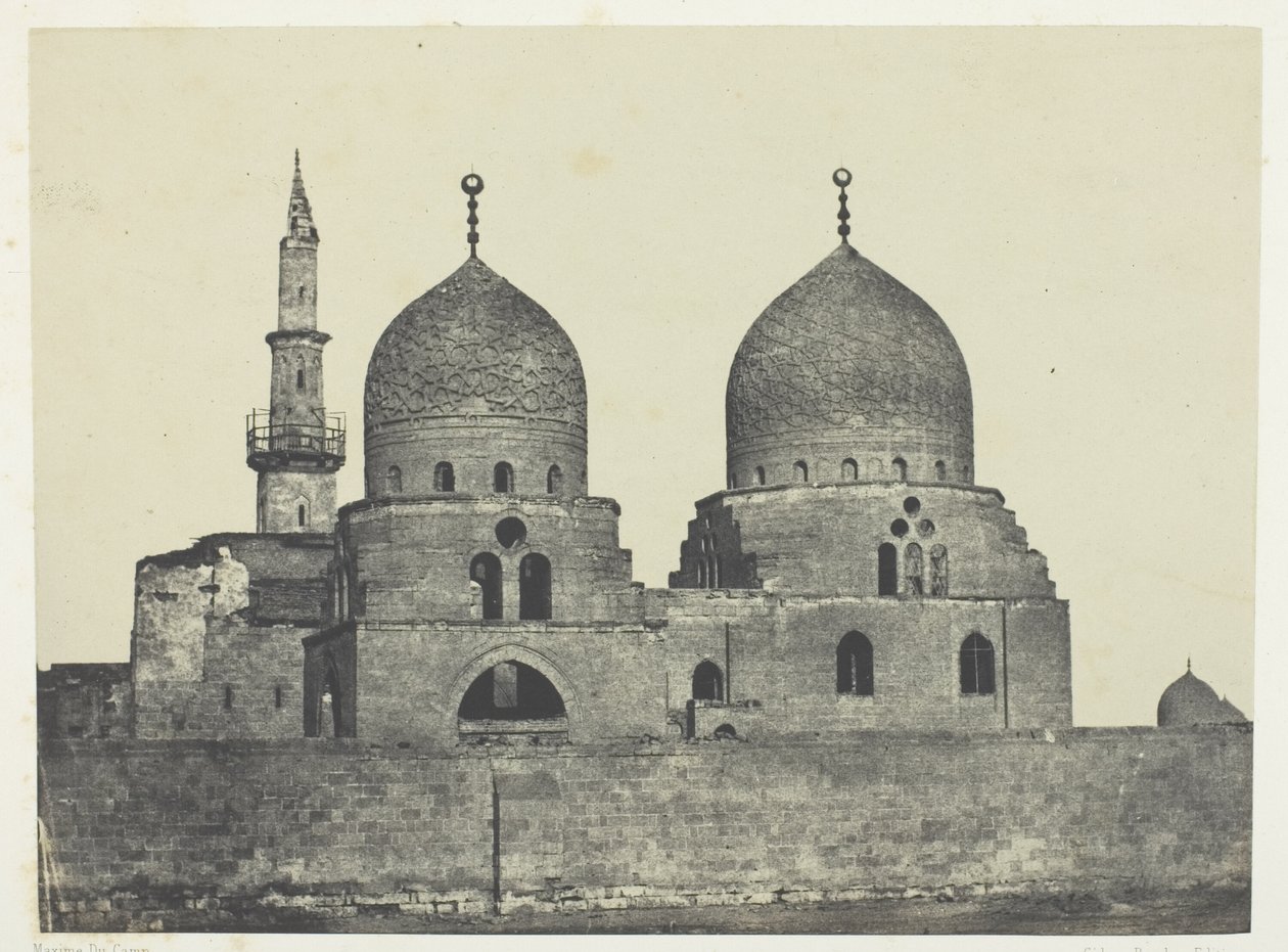 Moschee und Grab des Sultans Kansou-el-Gouri, Kairo von Maxime Du Camp