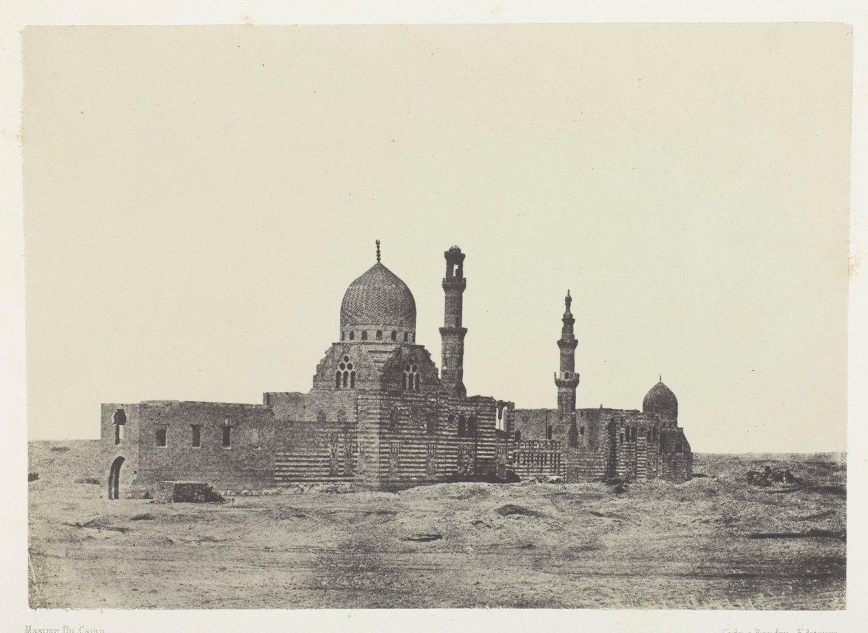 Moschee und Grab der Ayyubiden, Kairo von Maxime Du Camp