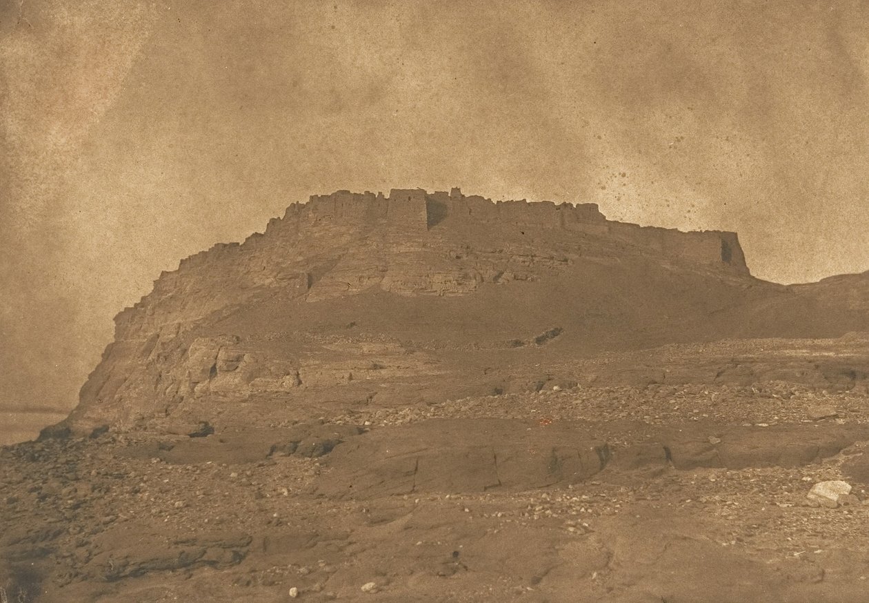 Ansicht der Festung von Ibrym von Maxime Du Camp