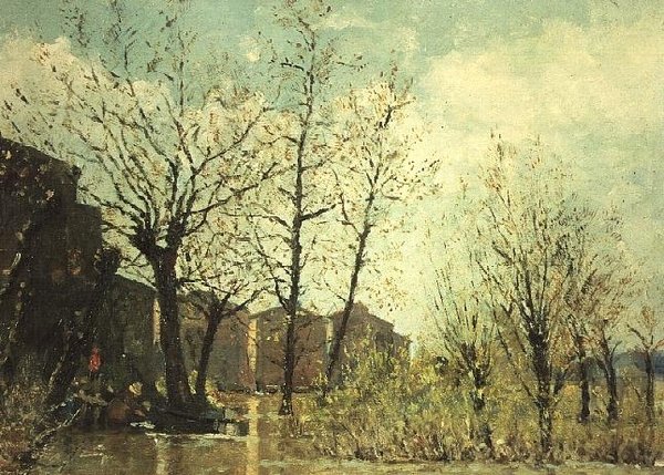 Die Sintflut von Maxime Emile Louis Maufra