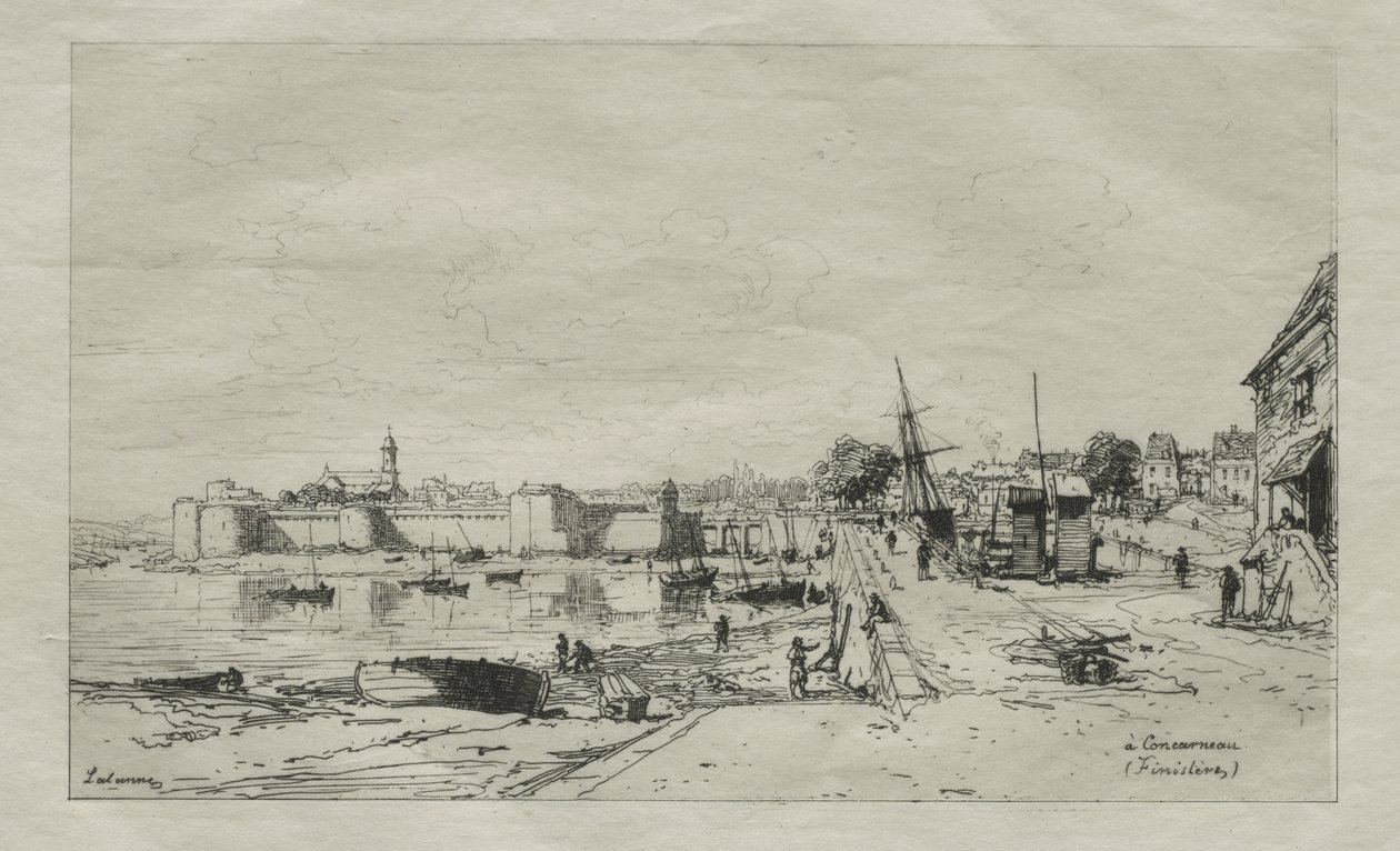 À Concarneau (Finistère) von Maxime Lalanne
