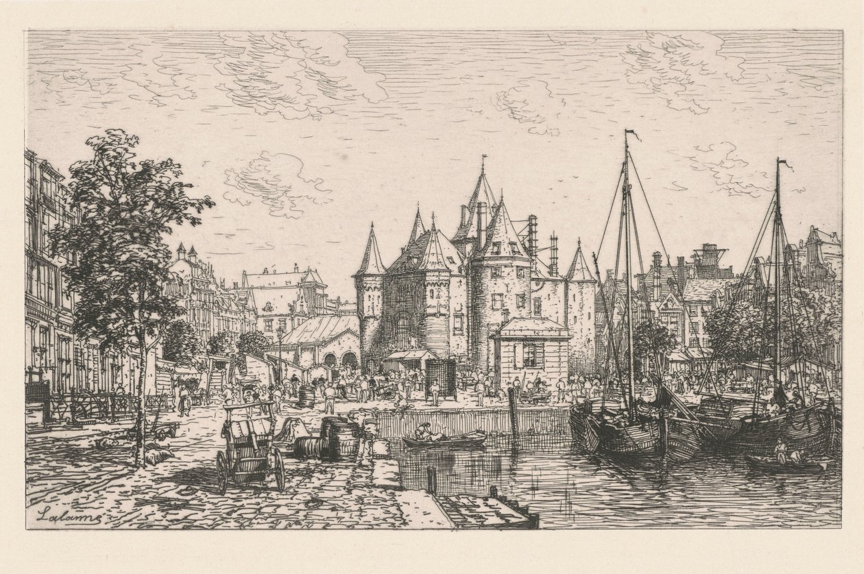 Die Stadtwaage von Amsterdam von Maxime Lalanne