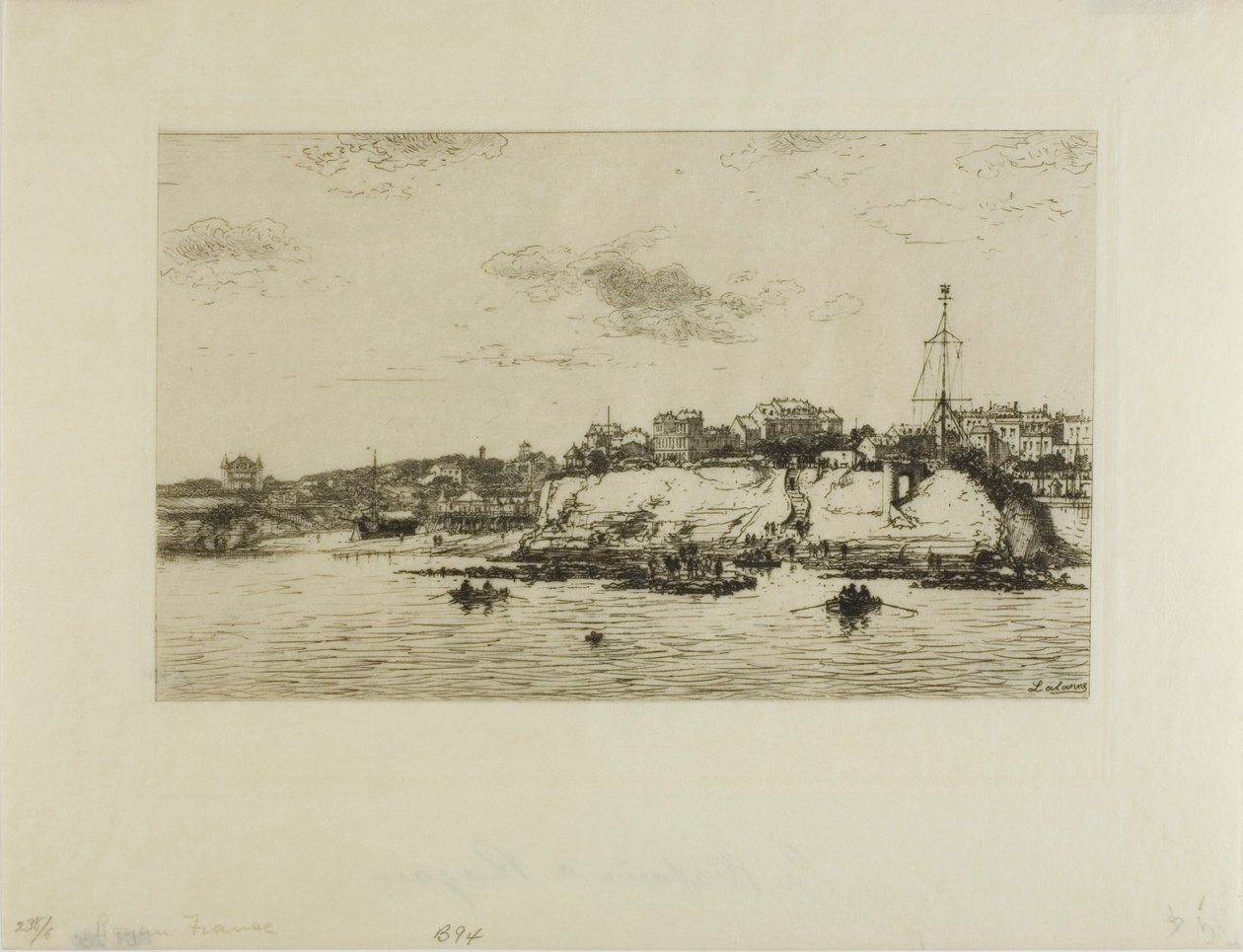 Die La Plataine-Brücke in Royan von Maxime Lalanne