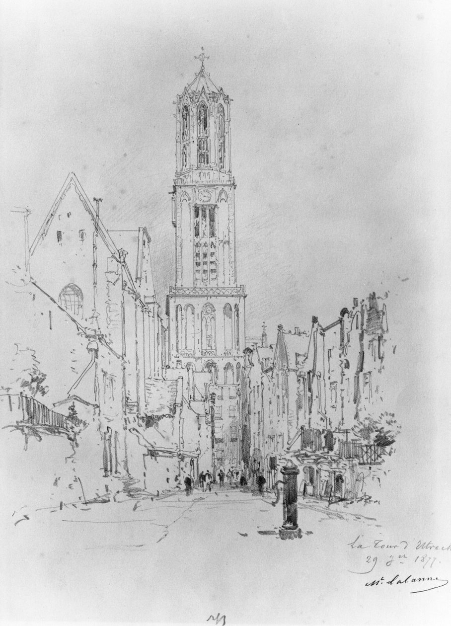 Der Turm von Utrecht von Maxime Lalanne