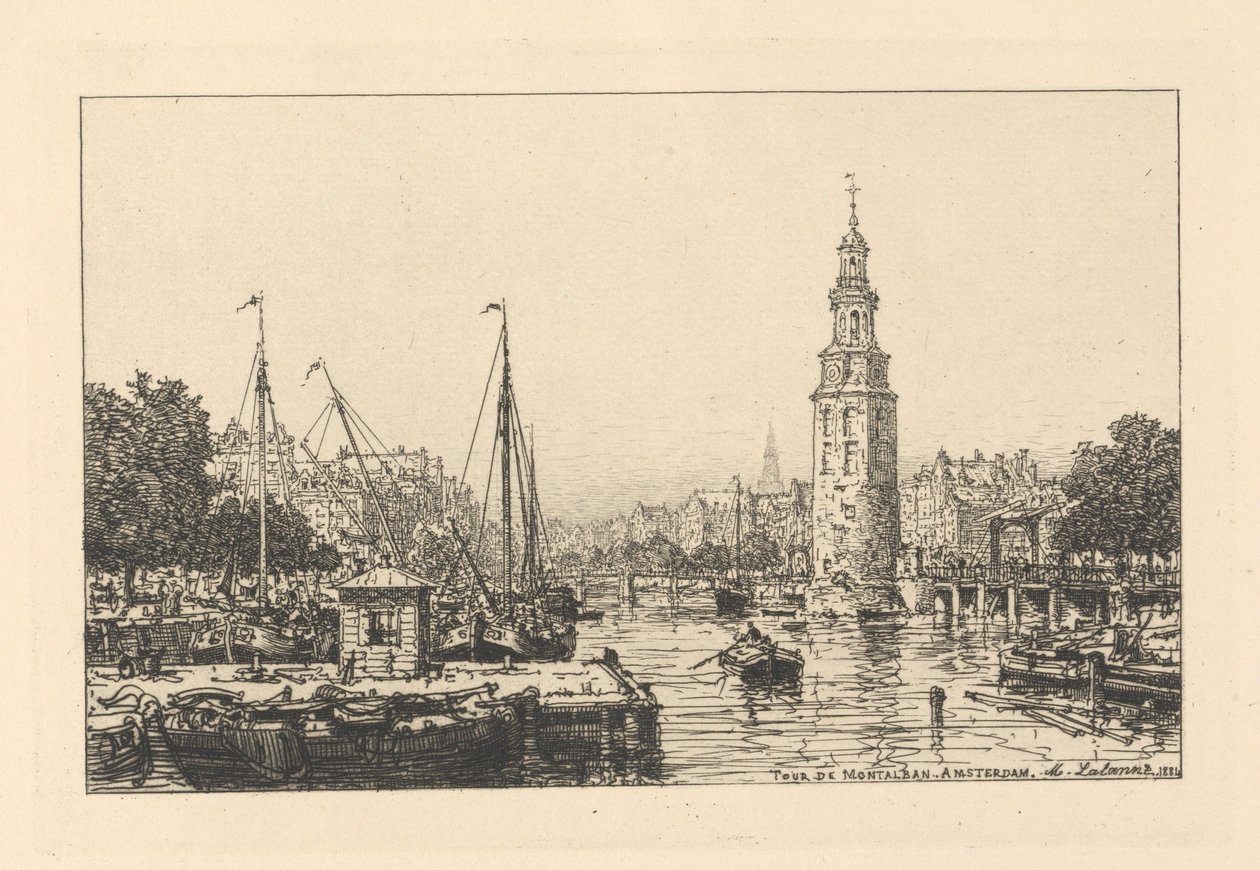 Turm von Montalban, Amsterdam von Maxime Lalanne