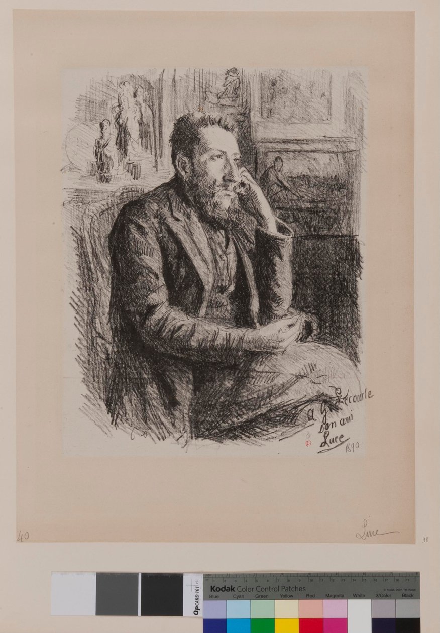 An Georges Lecomte von Maximilien Luce