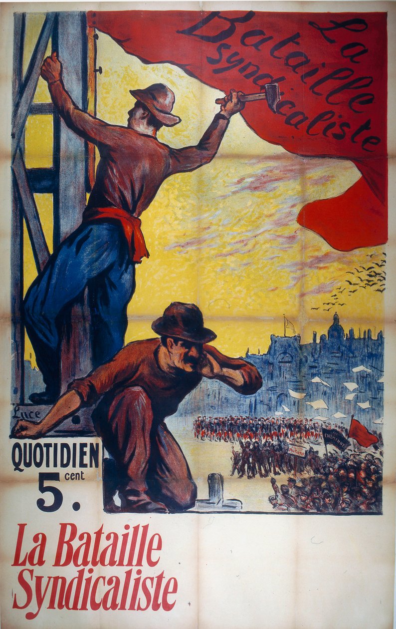 Die Zeitschrift La Bataille syndicaliste 27. April 1911, 1911 von Maximilien Luce