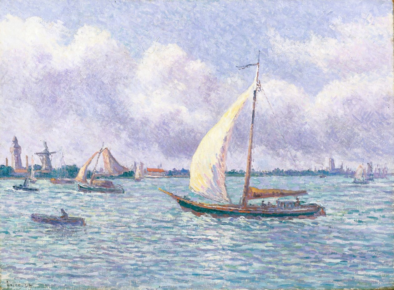 Die Maas bei Dordrecht von Maximilien Luce