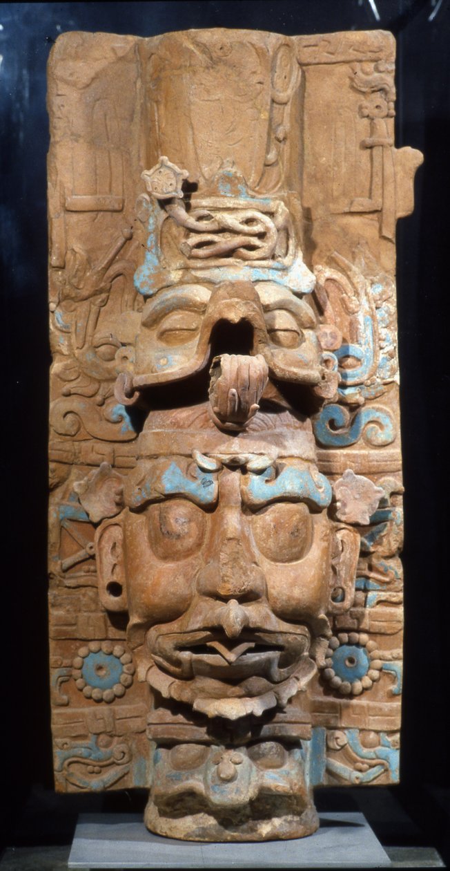 Palenque, Räuchergefäß, Spätklassische Periode, 600-900 n. Chr. (Terrakotta) von Mayan
