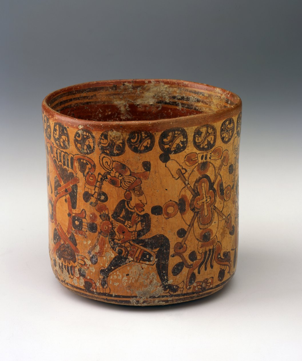 Zylindervase, ca. 650-850 von Mayan Mayan